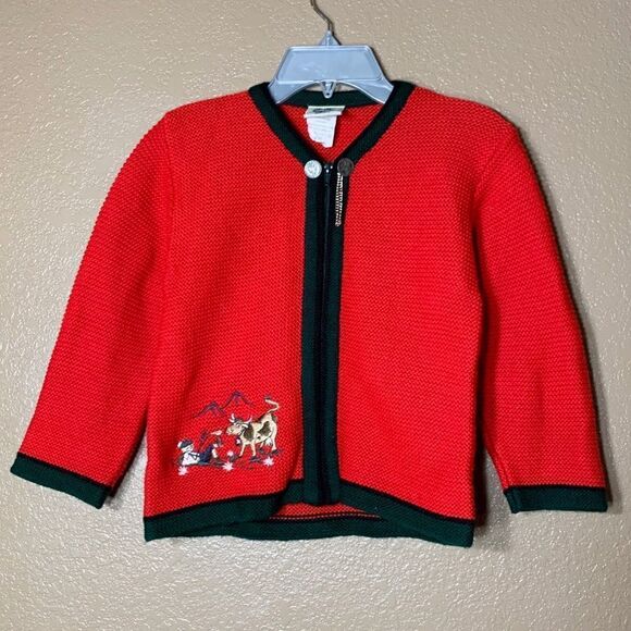 Usar Trachten wool blend red sweater‎ - Picture 1 of 14